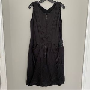 NWT⭐️ Giorgio Armani 100% Silk Black Pocket Dress